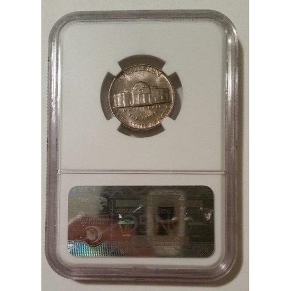 1956 Jefferson Nickel MS66 NGC Toning - Picture 2 of 2